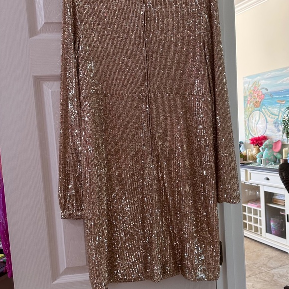 NWT Lilly Pulitzer  Reagan Long Sleeve Sequin Dress SZ 12 - Picture 8 of 12
